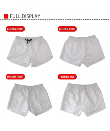 Board Shorts Beach Shorts for Women Quick Dry Beachwear Elastic Waist Drawstring Casual Sports Running Puppy Daily Use Patter...