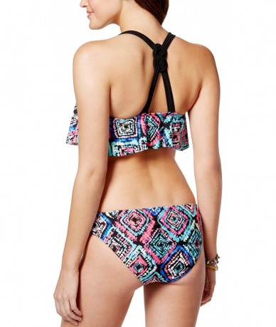 Tankinis Women's Geo-Print Hipster Bikini Bottom - Black - CP17YIDIKIY $23.18