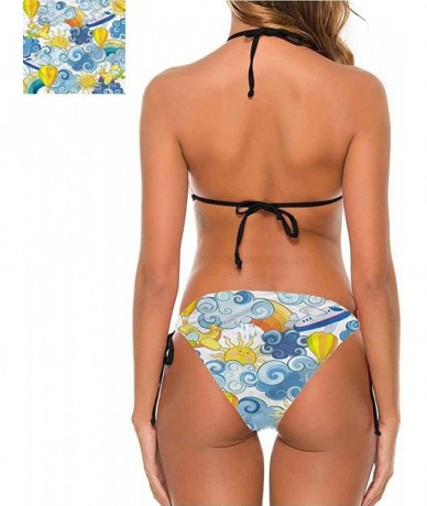 Bottoms Bikini Swimwear Triangle Bikini Swimsuits Clouds Sunset Inspiring - Multi 19 - CV190EAAC2Z $61.48