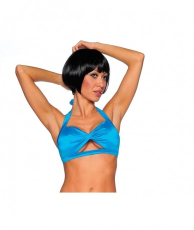 Tops Women's Twist Top - Turquoise - CE114MKICPB $21.63