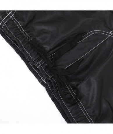 Trunks Men's Summer Swim Trunk Solid Color Quick Drying Athletic Large Size Beach Short Pants - Black - CT18W68I6C5 $28.31