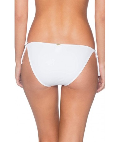 Bottoms Women's Tie Side Bikini Bottom - White - CF12O1EWV9N $51.19