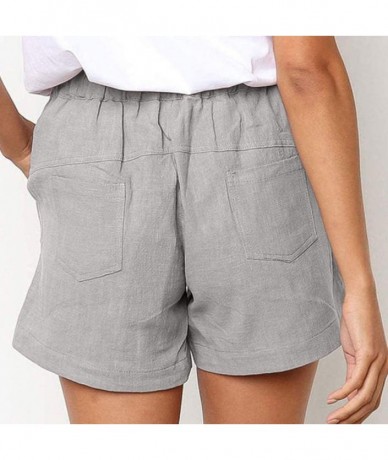 Board Shorts Ultra Soft Harem Shorts for Women - E Gray - CR19C98DAKQ $21.08