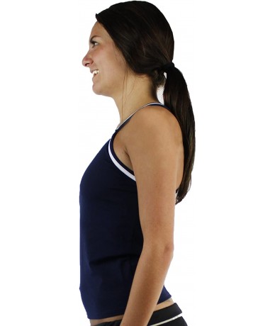 Tankinis Womens Tankini - Navy - CN113M8WGAZ $20.45