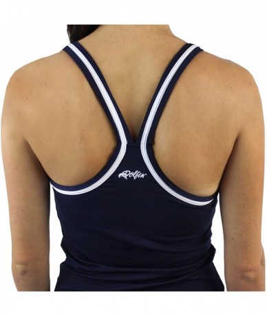 Tankinis Womens Tankini - Navy - CN113M8WGAZ $20.45