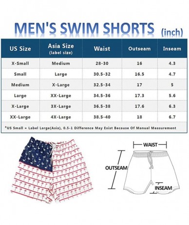 Racing Men's Swim Trunks Quick Dry Athletic Swimwear Shorts with Mesh Lining and Pockets - Black Watermelon - CF19E4D8AG4 $38.72