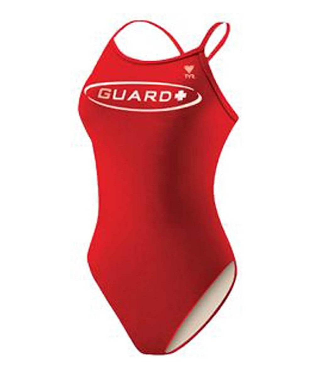 Racing Guard Diamondback Swimsuit - Red - CH1117OVO3H $64.44