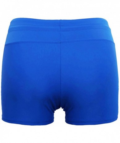 Board Shorts Women Beach Board Shorts Boy Short Pants Plus Size Tankini Bottom Swimwear Short - Royal Blue - CT18EO0NU93 $32.82