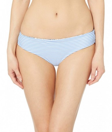 Tankinis Women's Reversible Wide Cheeky Hipster Bikini Bottom Swimsuit - Ocean Breeze - CJ18L6E5LYO $33.65