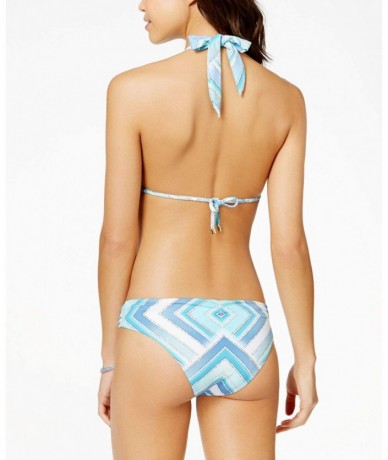 Tankinis Womens Cheeky Hipster Bikini Swim Bottom - Crystal Blue - C118U3NI56R $24.43