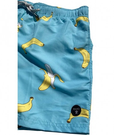 Trunks Mens Swim Trunks Quick Dry Elastic Waist Drawstring - Bananas - C618C0348IZ $57.42