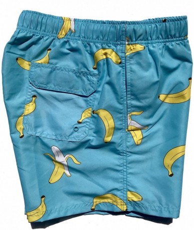 Trunks Mens Swim Trunks Quick Dry Elastic Waist Drawstring - Bananas - C618C0348IZ $57.42