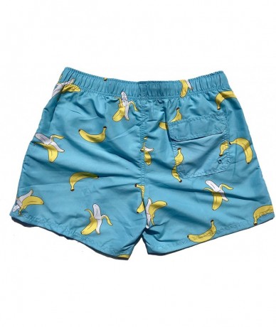 Trunks Mens Swim Trunks Quick Dry Elastic Waist Drawstring - Bananas - C618C0348IZ $57.42