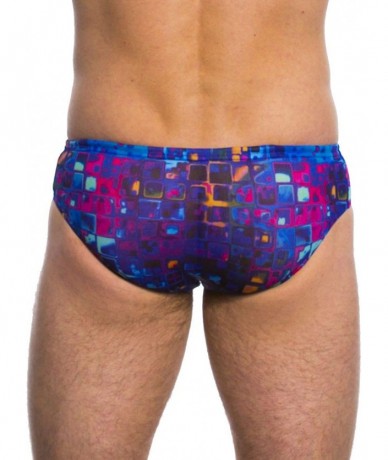 Briefs Mosaic Tan Through Swim Brief - Limited Edition Print - CS193XI02EW $50.19