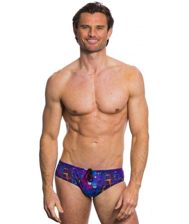 Briefs Mosaic Tan Through Swim Brief - Limited Edition Print - CS193XI02EW $50.19