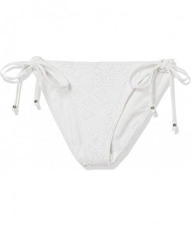 Bottoms Women's Sundance Rio Side Tie Bikini Bottom - White - CI12JFWINKJ $55.71