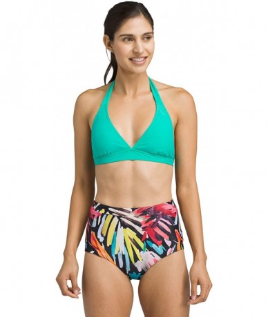 Tops Women's Lahari Halter Top - Aqua Wave - C718LRU4ACW $64.03