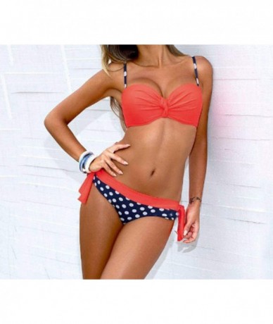 Sets Swimwear Women Swimsuit Push Up Bikini Set Bra Women's Swimming Suit Two Pieces Bathing Suit - 5618 - CV18QH7D8Q4 $57.76