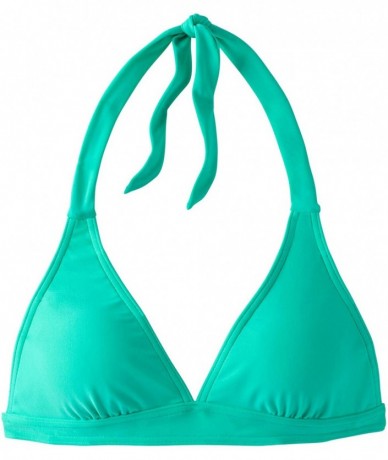 Tops Women's Lahari Halter Top - Aqua Wave - C718LRU4ACW $64.03