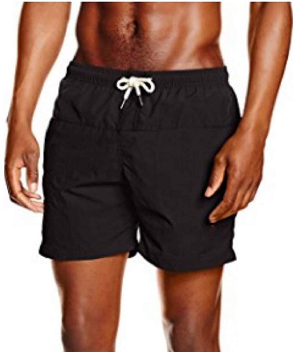 Trunks Men's Swim Shorts Swimwear Swimming Trunks Charm Underwear Boxer Briefs Pants - Black - CY18ORCGKH9 $26.02