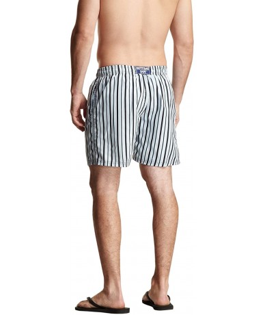 Trunks Men's Surf Swim Trunks - Blue/Stripes - C011F1RT9ZV $20.59