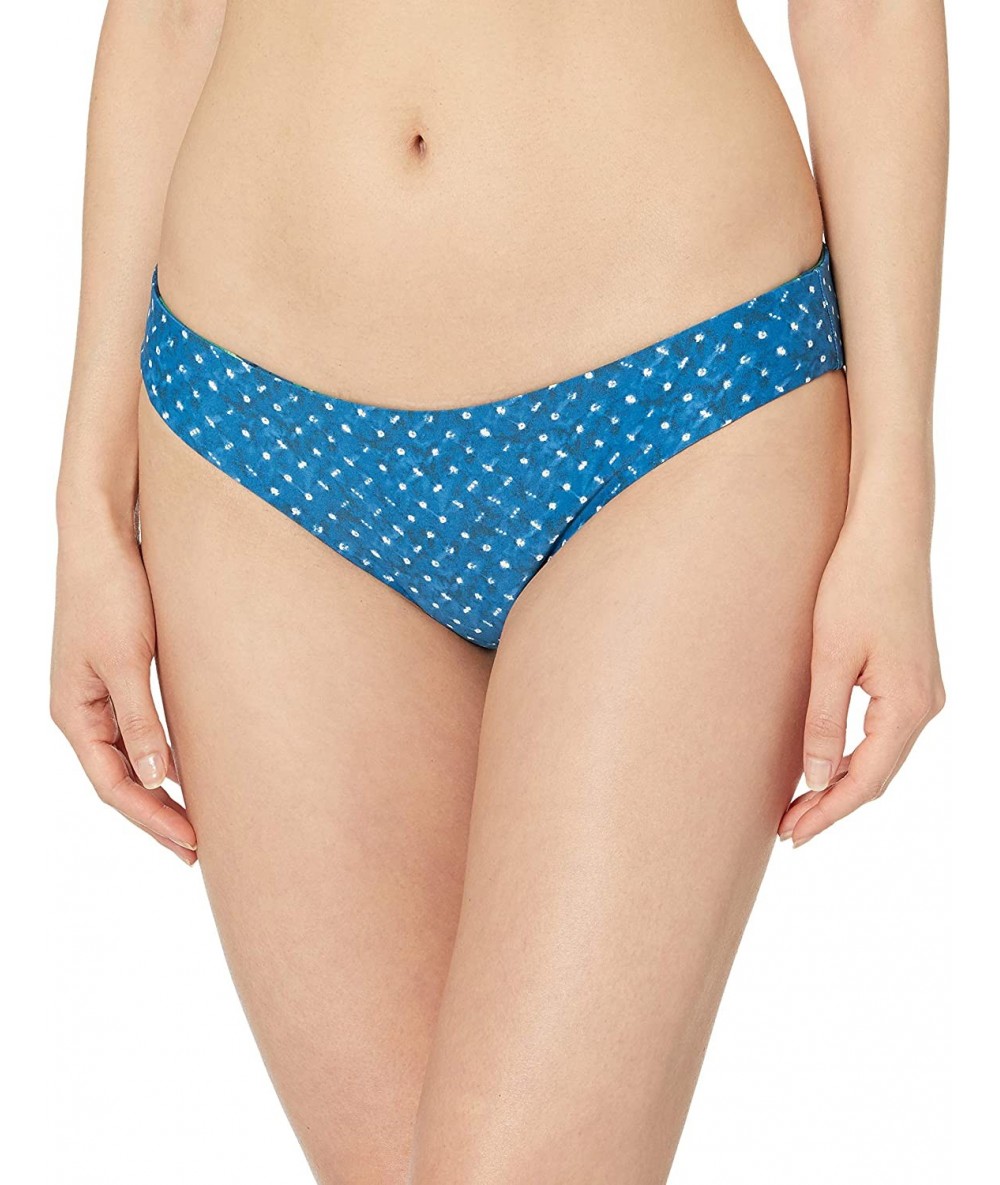 Bottoms Womens Sanitas Reversible Bottom - Azul Palms/Shibori Dots - CF18EU4OEL4 $55.53