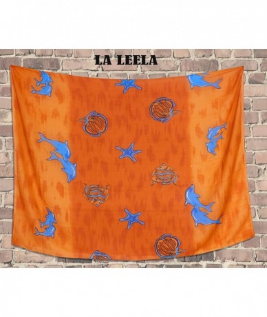 Cover-Ups Women's Scarf for Face Cover Shawl Fashion Scarves Sunscreen Shawls - Pumpkin Orange_y37 - CS11DWU9N9L $20.51