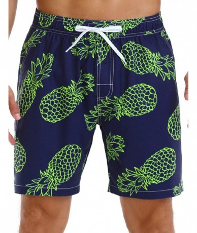 Trunks Men's Swim Trunks Classical Volley Board Shorts Colorful Pattern with Mesh Lining - Blue-323 - CY194W232IK $34.70