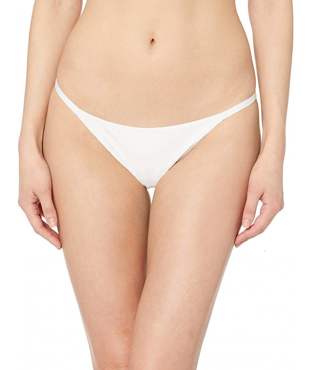 Tankinis Women's Fixed String Swimsuit Bikini Bottom - Blanco - CE18YKS5A95 $25.91