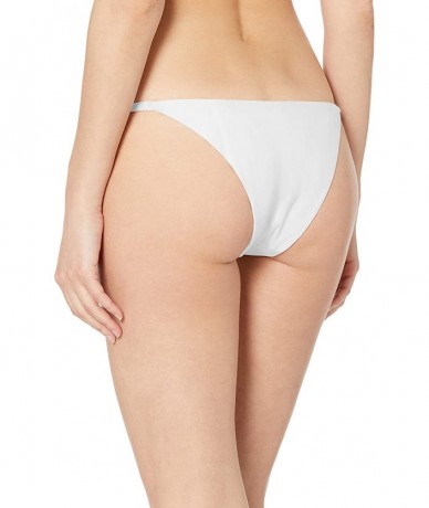 Tankinis Women's Fixed String Swimsuit Bikini Bottom - Blanco - CE18YKS5A95 $25.91