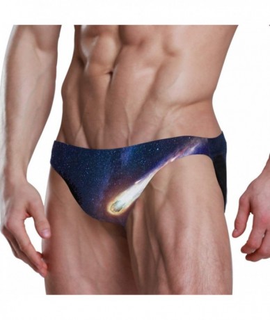 Briefs Comet Asteroid Meteor Wondrous Sexy Mens Swimwear Swim Briefs Bikini Brazilian Cut Surf Shorts - 3d Pattern - C8190OS6...