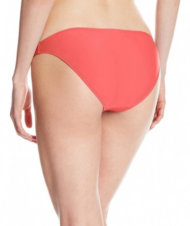 Sets Women's Smoothies Basic Solid Fuller Coverage Bikini Bottom Swimsuit - Scarlet Red - CG11G9II1FP $66.12