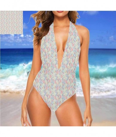 Cover-Ups Swimwear Bikinis Outline Drawing Jungle and Fully Functional - Multi 07 - CE19CAO6I6K $80.73