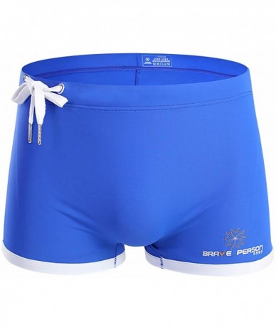 Board Shorts Men's Swim Trunks Swimming Briefs Beach Shorts Boxer Briefs Quickdry - Blue - CG18XAZC2XH $24.90