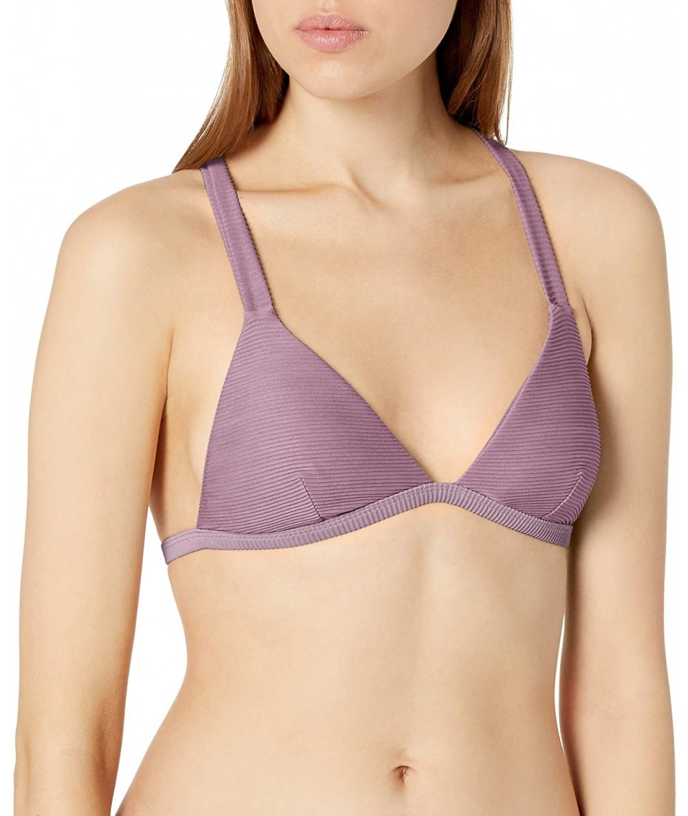 Tops Women's Salt Wash Racer Bikini Top - Pink - CD18TY6AMZ8 $84.60