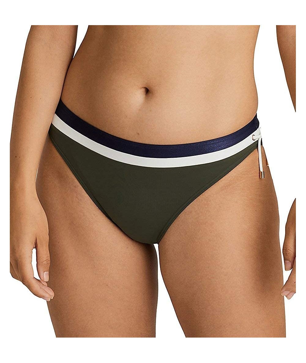 Bottoms Ocean Drive Rio Bikini Bottom- M- Dark Olive - CG18AST83QC $86.02