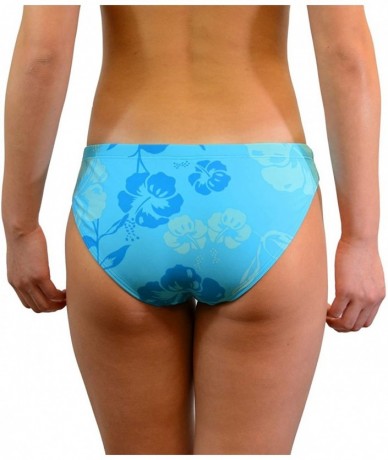 Racing Girl's/Women's Crossback Workout Bikini (Top or Bottom) - Blue (Bottom) - C319E5Y533X $29.75