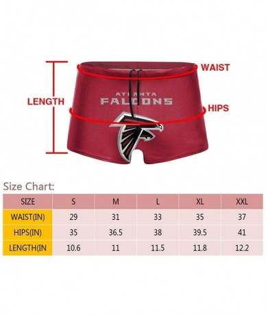 Briefs Men's New York Je-ts Swimwear Trunks Square Leg Boxer Brief Swimsuit Swim Underwear - Atlanta Falcons - CW194R7RQUN $4...