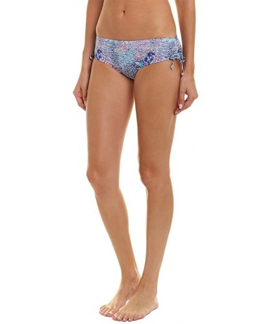 Tankinis Clearwater Hipster Bikini Swim Brief (D17128J) - Blue Graphic - CN180N0TNZO $17.96