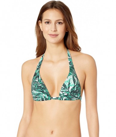 Sets Women's Celeste Triangle Slider Bikini Top Swimsuit - Rangala Palm Print - C718QC7TR6L $43.62