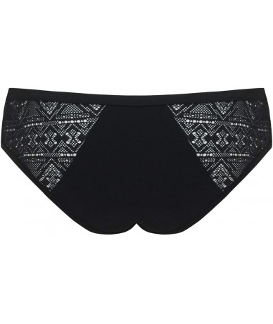 Bottoms Women's Rush Mini Bikini Brief - Black - C5180ACTIXW $59.98