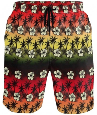 Board Shorts Mens Surfing Shorts Animals Lizards Swim Trunks Shorts - Tropical - C618W76XNRL $48.68