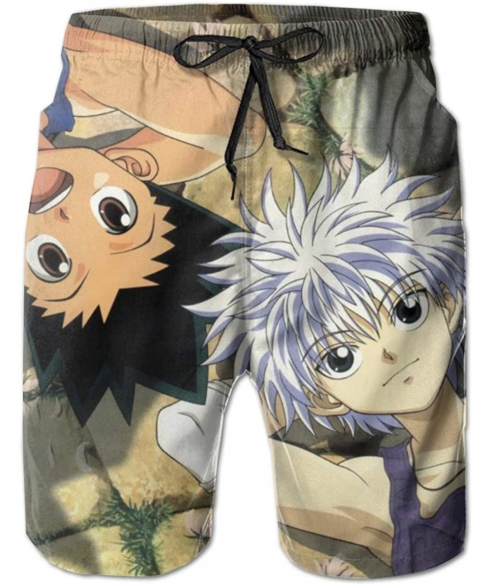 Board Shorts Teen's Summer Surf Trunks- Quick Dry 3D Printed Short Beach Shorts Swim Trunks - Hxh Anime Fan Art 4 - C219DC0R9...