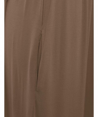 Cover-Ups Women's Sleeveless Racerback Long Maxi Dress with Pockets (XS-XXL) - Dbd002_mocha - C3196XDQU0K $41.21