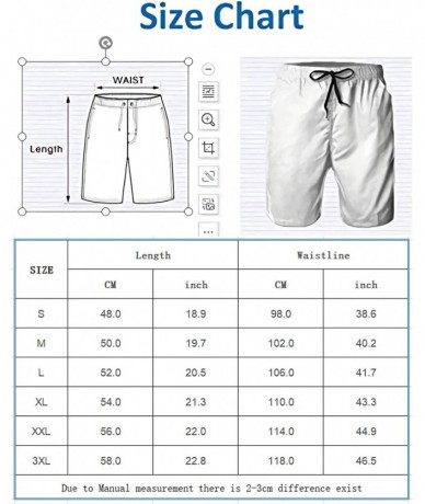 Board Shorts Coors Light Beer Men's Beach Shorts Summer Quick Dry Swimming Pants - White4 - CI19C2S7RU3 $59.13