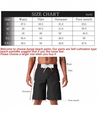 Trunks Men's Swim Trunks Quick Dry Beach Shorts Bathing Suits with Pockets - B-light Blue - CH18UNA4L4Z $44.84