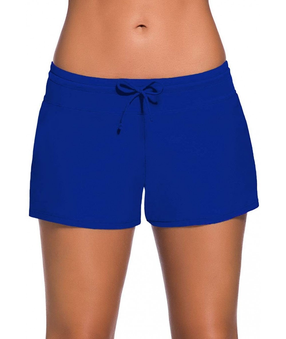 Board Shorts Board Shorts Women's Swimswear Tankini Swim Briefs Swimsuit Bottom Boardshorts Beach Trunks - Original-royal Blu...