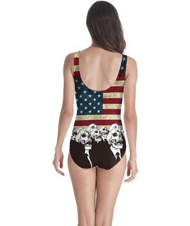 One-Pieces Women's Sexy One-Piece Swimsuits Bikini - Flag Soul - CG18QX4SGT8 $42.23