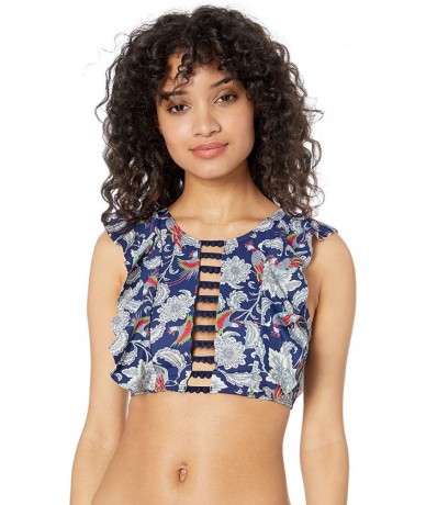 Sets Women's Bird of Paradise High Neck Bikini Top - Multi - CK18HTLUKOR $75.56