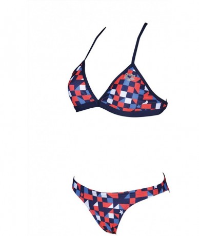 Tankinis Girls' Bikini - Red Usa - Top - CE18X49ORMY $55.46